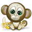 smileys 13664-petit-singe-banane-4392.gif