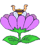smileys 15205-Bee_in_flower.gif