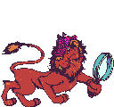 smileys 20411-Lion_detective_2.gif